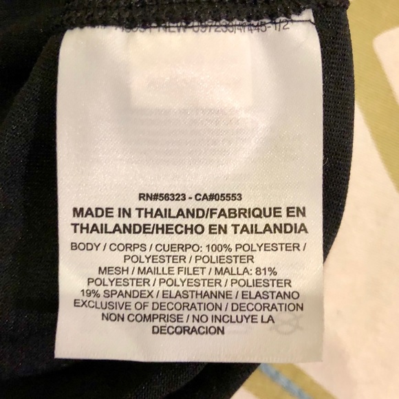 Nike Black Razorback Workout Tank - Picture 3 of 4